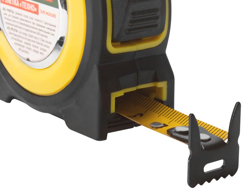  Рулетка Техно 3мх16мм прорезиненный корпус двойн. стопор FIT 17263 фото в каталоге от BTSprom.by