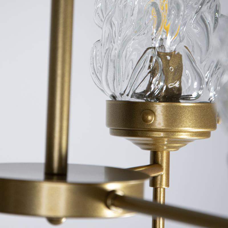  Светильник "Фламенко" 131 НПБ 01-3х40-101 Е14 [ИМ] подвесной зол. Элетех 1005405318 фото в каталоге от BTSprom.by