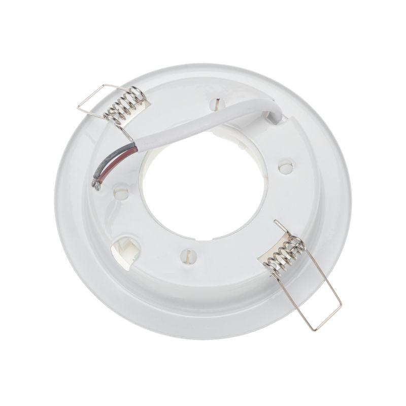  Комплект лампы и светильника GX53 "ЯРКИЙ нейтр. бел." лампа 15.5Вт нейтр. бел. 4000К и светильник под лампу GX53 бел. (604-068+608-001) Rexant 604-0639 фото в каталоге от BTSprom.by