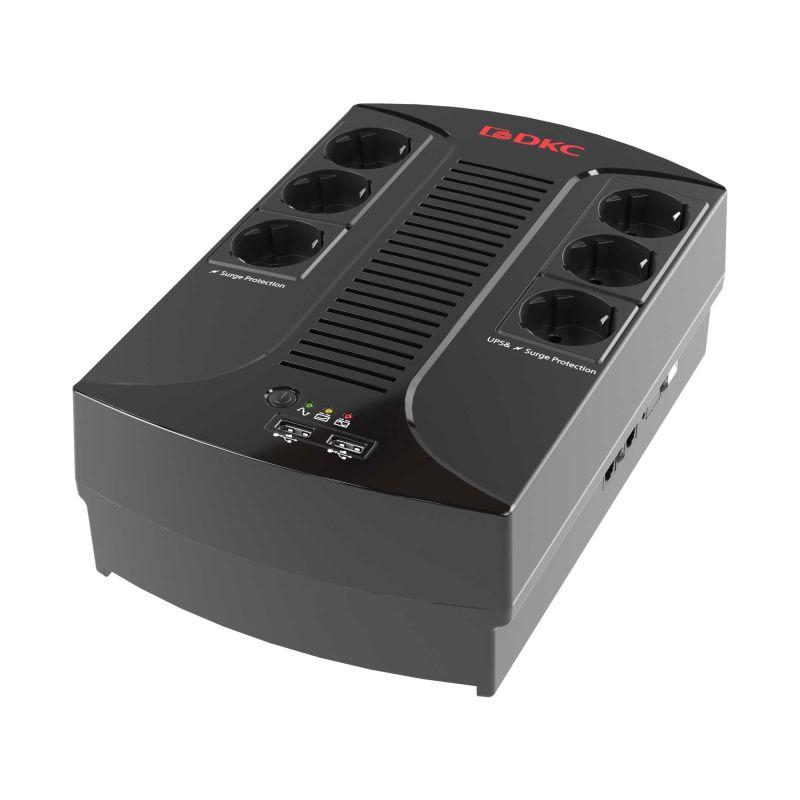 источник бесперебойного питания ибп info pdu 800в.а schuko (6) usb для зарядки (2) usb + rj11 dkc infopdu800 от BTSprom.by