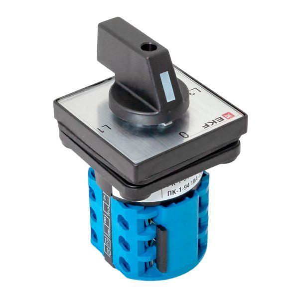  Переключатель кулачковый ПК-1-94 4п 10А для амперметра IP65 EKF pk-1-94-10-65 фото в каталоге от BTSprom.by