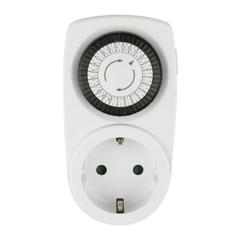 таймер механический ust-m10 white с розеткой 220в 12/24ч 3500вт uniel ul-00003765 от BTSprom.by