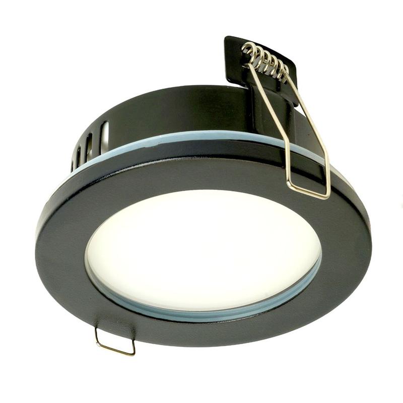 светильник потолочный встраиваемый 15вт 230в gx53 ip44 черн. без лампы dl544 feron 51230 от BTSprom.by