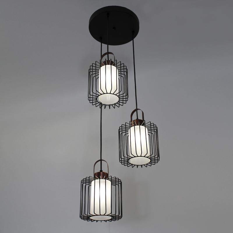  Светильник "Манго" 231 (плафон 9001) НСБ 01-3х60-167 Е27 [ИМ] подвесной черн.муар медь Элетех 1005405089 фото в каталоге от BTSprom.by