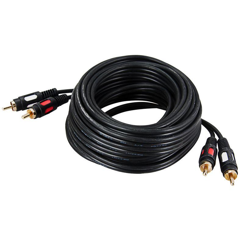 шнур 2rca plug - 2rca plug 3м (gold) rexant 17-0145 от BTSprom.by