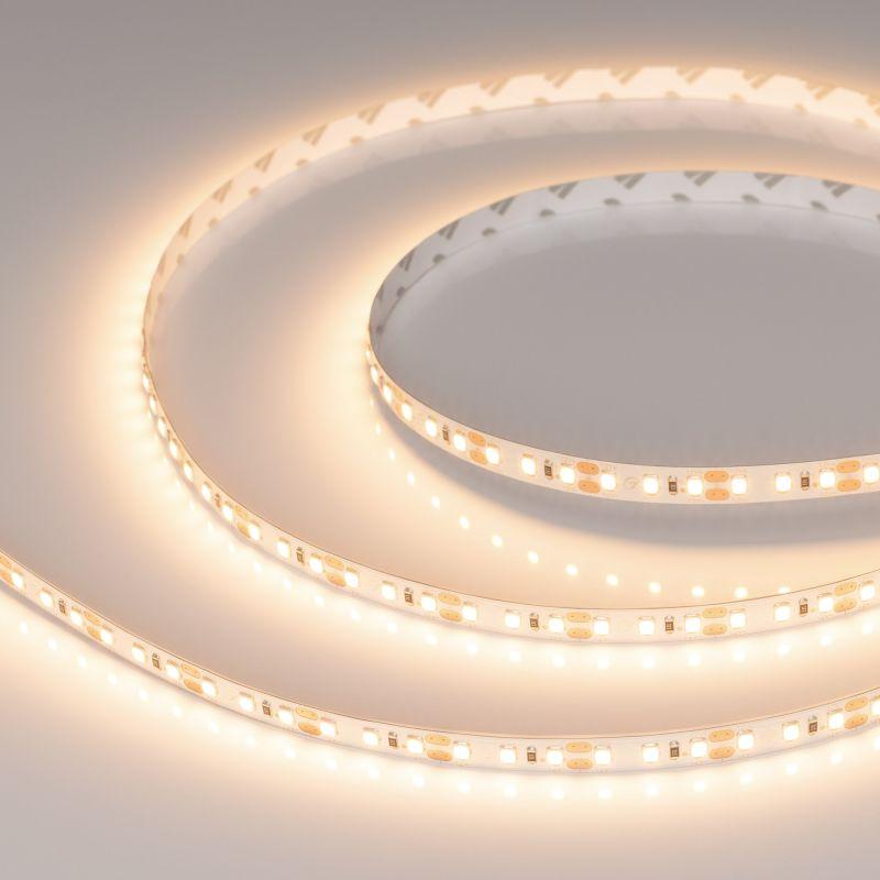 лента светодиодная rt-a120-8mm 12v warm 3000к 9.6вт/м ip20 2835 открыт. (уп.5м) arlight 024116(2) от BTSprom.by