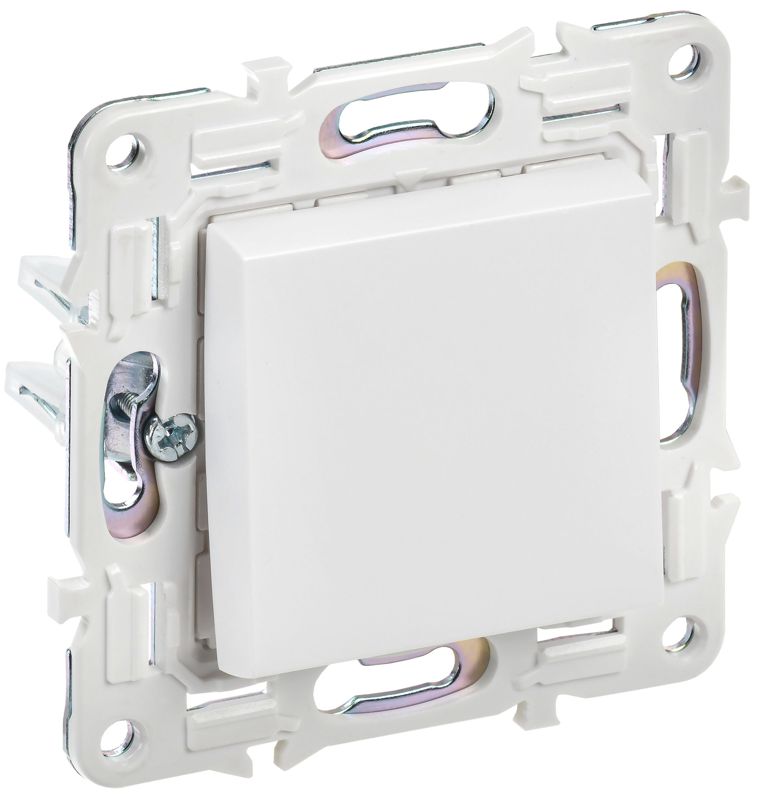 выключатель 1-кл. skandy 10а sk-v01w арктич. бел. iek sk-v10-0-10-k01 от BTSprom.by