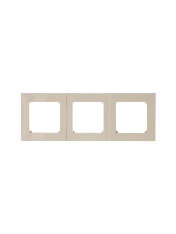  Рамка Levit 3п сл. кость/бел. ABB 2CHH015030A6017 фото в каталоге от BTSprom.by