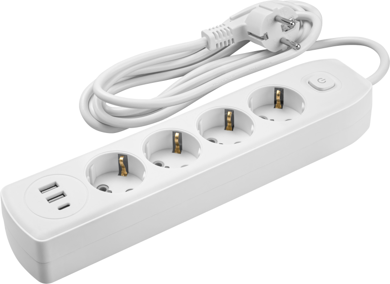 удлинитель 90 842 ope-usb-04-300-esc-3x1 онлайт 90842 от BTSprom.by