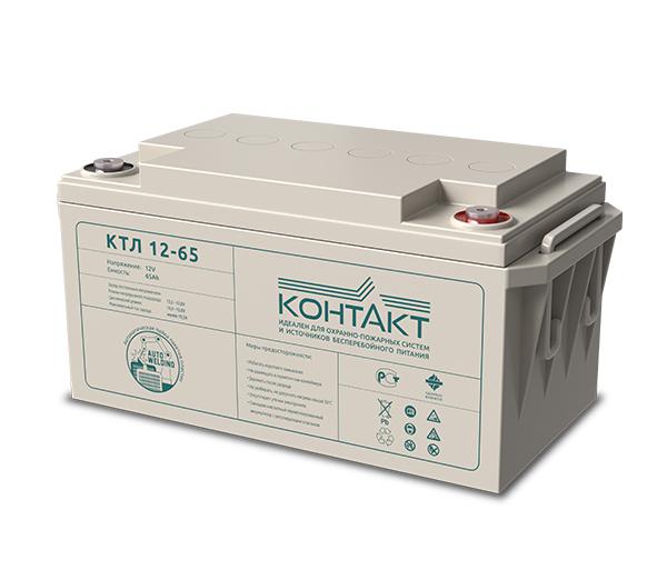 аккумулятор 12в 65а.ч ктл 12-65 контакт от BTSprom.by