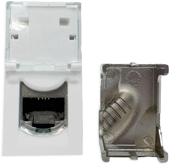 розетка компьютерная rj45 ftp кат.6a 45х22.5мм (mosaic) toolles бел. filum fl-fp114-c6a от BTSprom.by