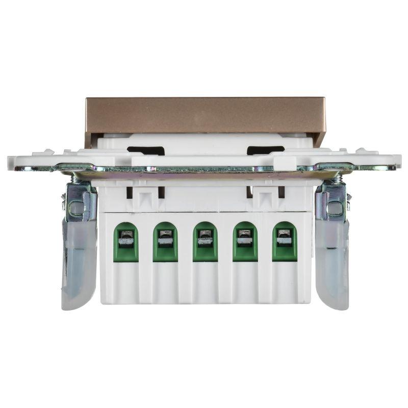  Кнопка звонка SKANDY 10А SK-V17Sa для отелей с индикацией песочн. IEK SK-V14-2-10-K98 фото в каталоге от BTSprom.by