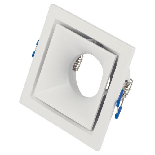  Светильник алюминиевый KL101 WH MR16 GU5.3 встраив. бел. ЭРА Б0055586 фото в каталоге от BTSprom.by