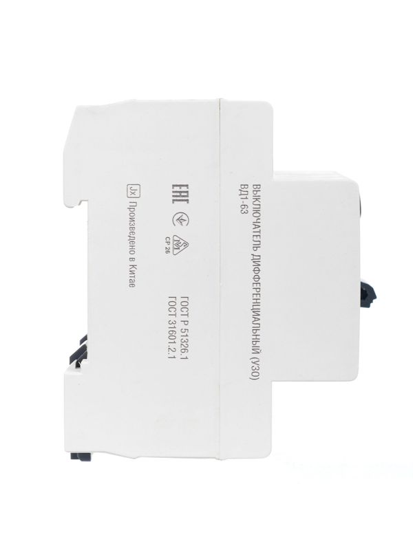  Выключатель дифференциального тока (УЗО) 4п 25А 100мА тип AC ВД1-63 GENERICA MDV15-4-025-100 фото в каталоге от BTSprom.by