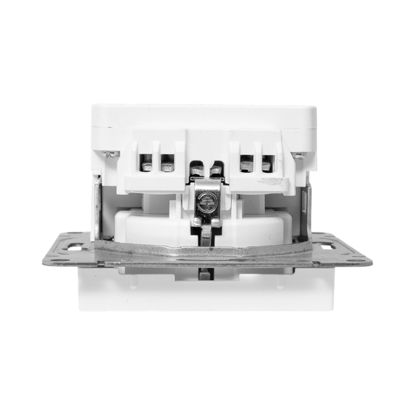  Розетка СП Эпика 16А с 2 USB-A+С с заземл. защ. шторки механизм бел. EKF UP1-SOW-111-USBA+USBC фото в каталоге от BTSprom.by