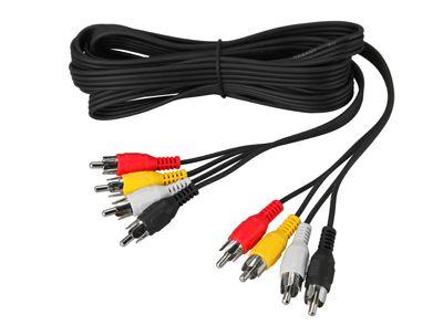 шнур 4х4 rca 3м rexant 17-0304 от BTSprom.by