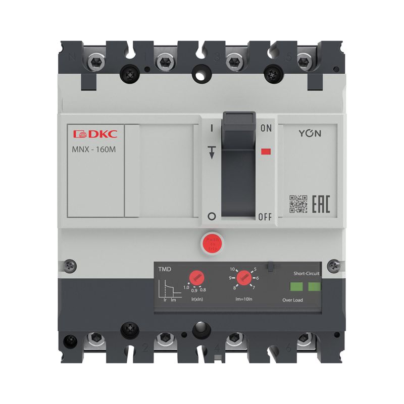  Выключатель автоматический 3N 160А 100кА pro MNX160M при AC415V расцепитель TMD YON MNX160M3NTMD0160 фото в каталоге от BTSprom.by