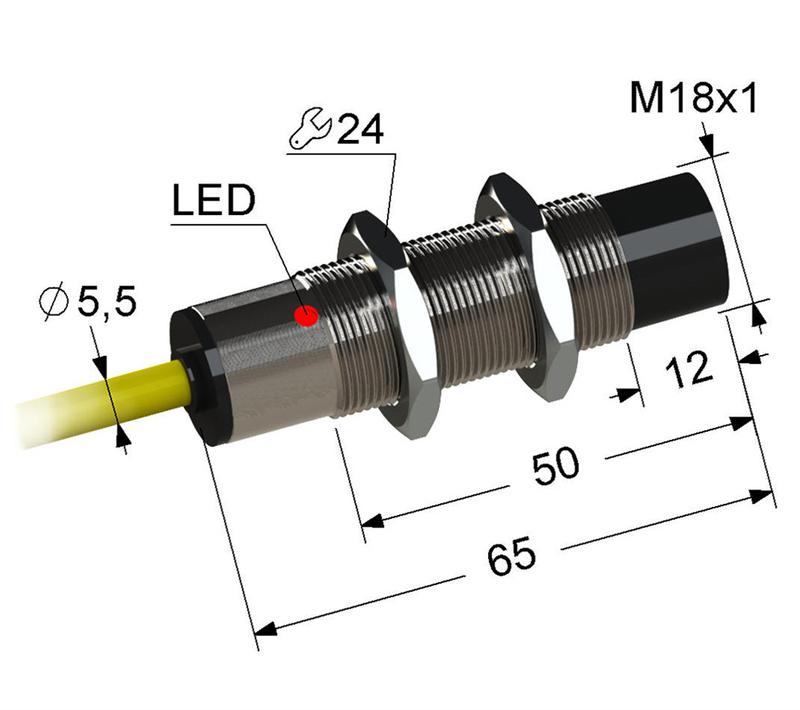 выключатель бесконтактный ps2-18m65-12n21-k (вб2.18м.65.8.2.1.к) реле и автоматика a8010-80087781 от BTSprom.by