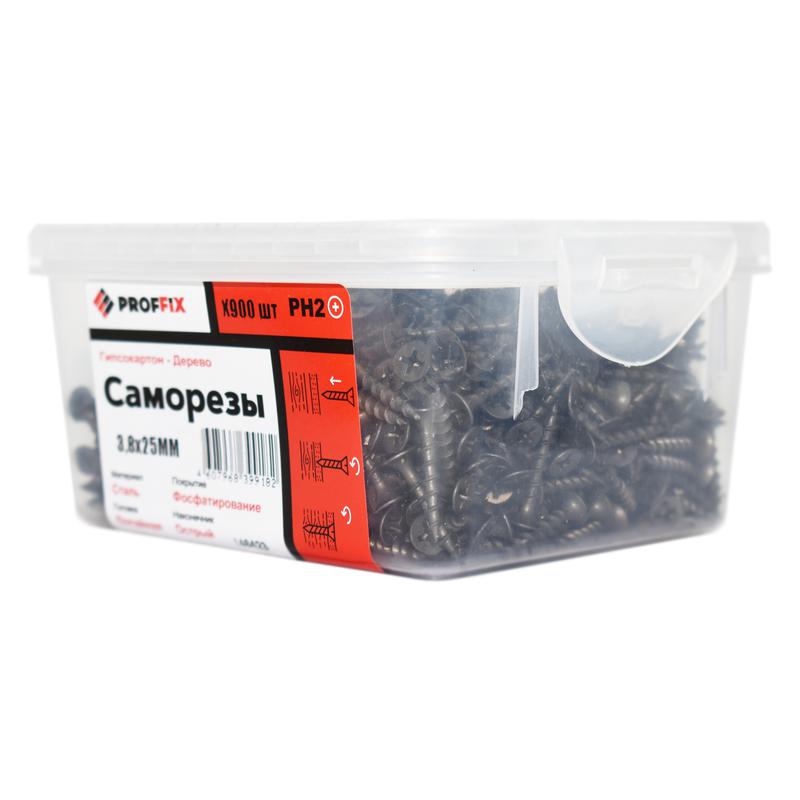 саморез усиленный гипсокартон-дерево 3.8х25 (twn) (контейнер) (уп.900шт) tech-krep pro/zitar 146423 от BTSprom.by