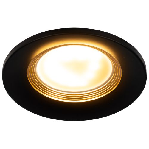  Светильник алюминиевый KL107 BK/GD MR16 GU5.3 встраив. черн. золото Эра Б0061097 фото в каталоге от BTSprom.by