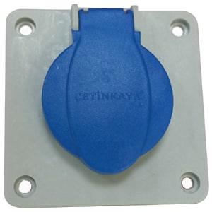 розетка промышленная schuko с рамкой cetinkaya pano cp6902 от BTSprom.by