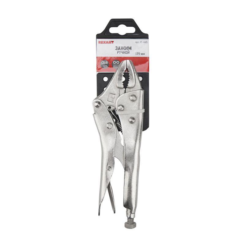  Зажим ручной 175мм Rexant 12-4665 фото в каталоге от BTSprom.by
