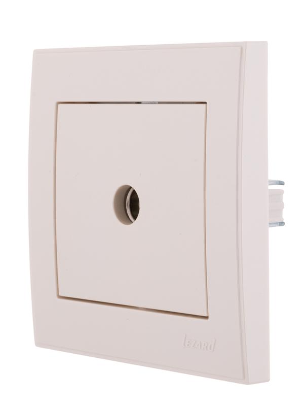  Розетка телевизионная оконечная TV СП Rain жемчуж./бел. перламутр. LEZARD 703-3030-130 фото в каталоге от BTSprom.by