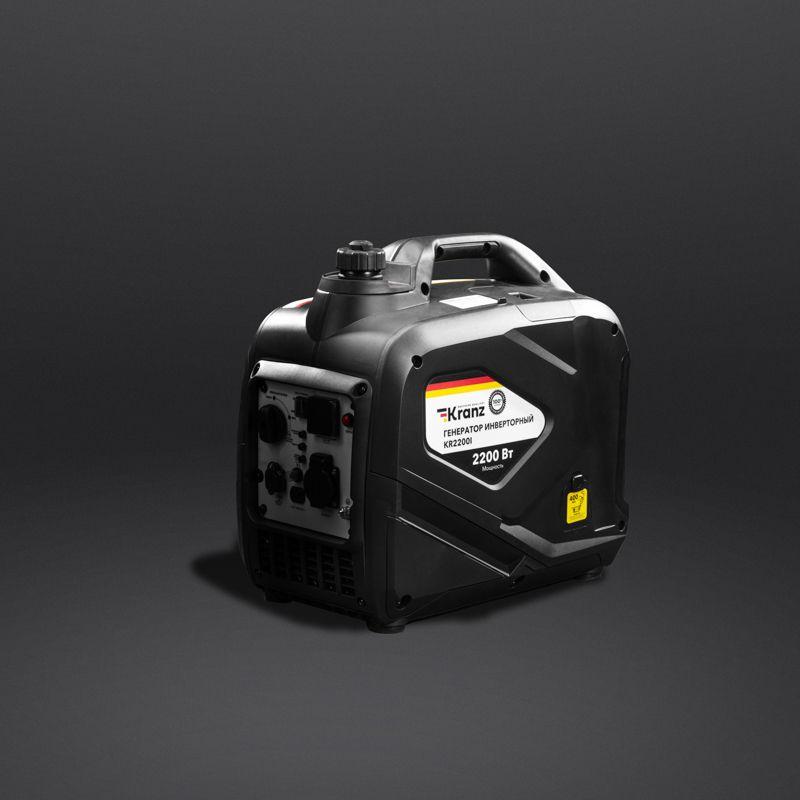  Генератор инверторный KR2200I 2.2кВт 230В 4л закрытый корпус ручной старт KRANZ KR-16-1141 фото в каталоге от BTSprom.by