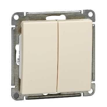 переключатель проходной 2-кл. сп w59 10а ip20 10ax механизм сл. кость se vs610-256-2-86 от BTSprom.by
