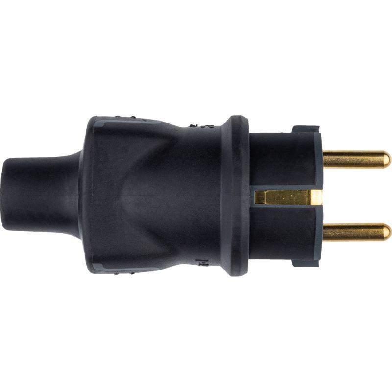 вилка электрич. каб. helium 16а 2p+e ip44 черн. leg 050196 от BTSprom.by