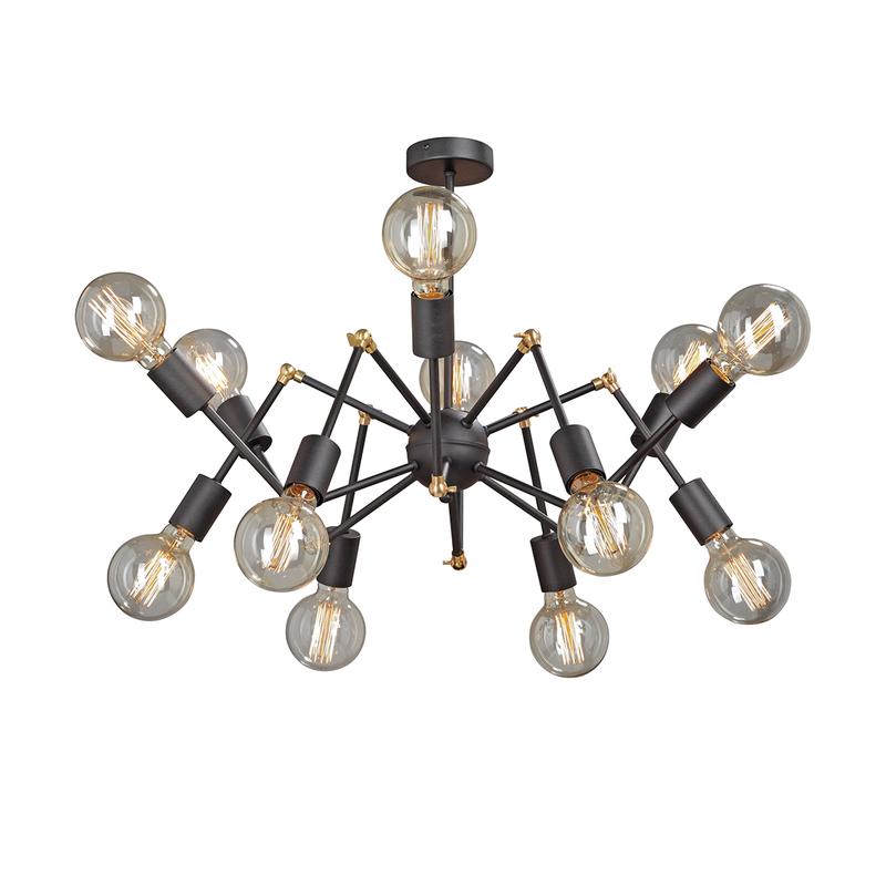 люстра 12xe27 макс. 40вт vitaluce v4897-1/12pl от BTSprom.by