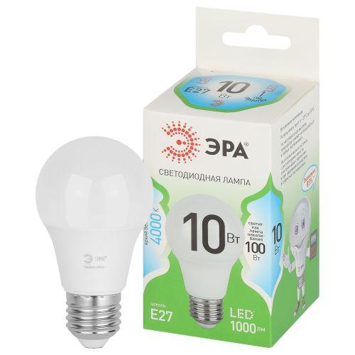 лампа светодиодная green line a60-10w-840-e27 gl 10вт груша 4000к яркий свет бел. e27 эра б0067135 от BTSprom.by
