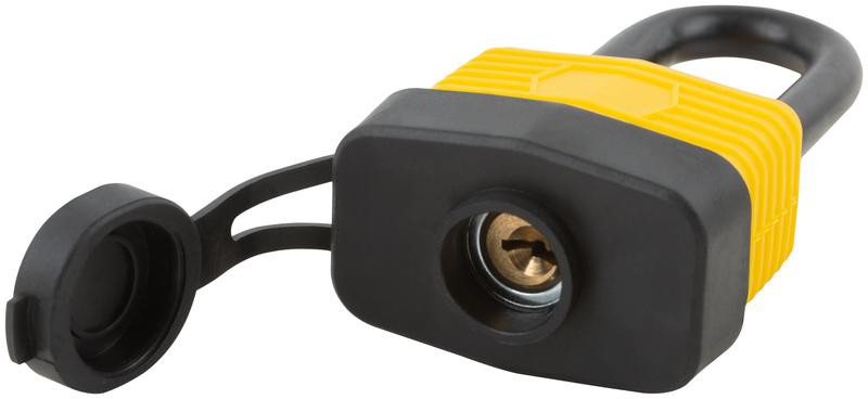  Замок навесной всепогодный 40х31мм длинная стальная дужка 6мм FIT 67193 фото в каталоге от BTSprom.by