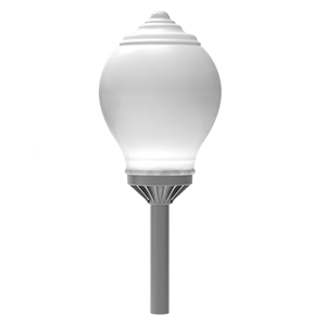 светильник светодиодный парковый omni-r 40вт 4000к торшерный ral7045 сер. муар varton v1-s0-70521-40000-6504040 от BTSprom.by