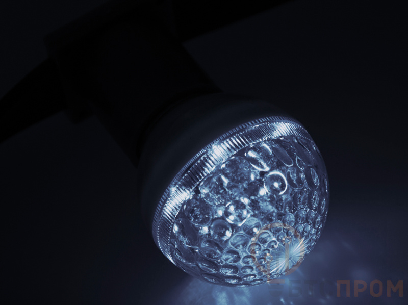  LED Лампа строб вместе с патроном для белт-лайта диаметр 50мм белая Выгоднее на 27%!, чем отдельно лампа+патрон фото в каталоге от BTSprom.by