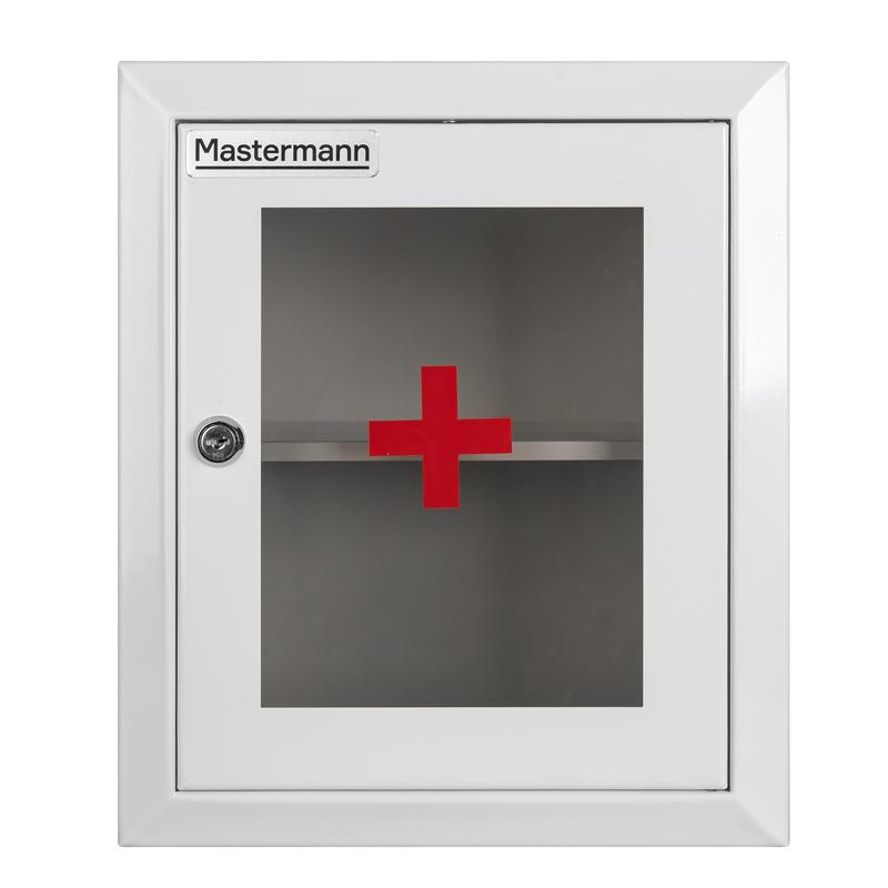 шкаф аптечный навесной 280х330х140мм ip31 mastermann 00-00015180 от BTSprom.by