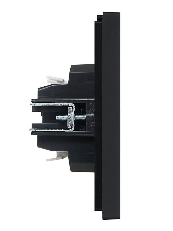  Выключатель проходной 1-кл. СП FORTE&PIANO 10А FP103 черн. IEK FP-V12-0-10-1-K02 фото в каталоге от BTSprom.by