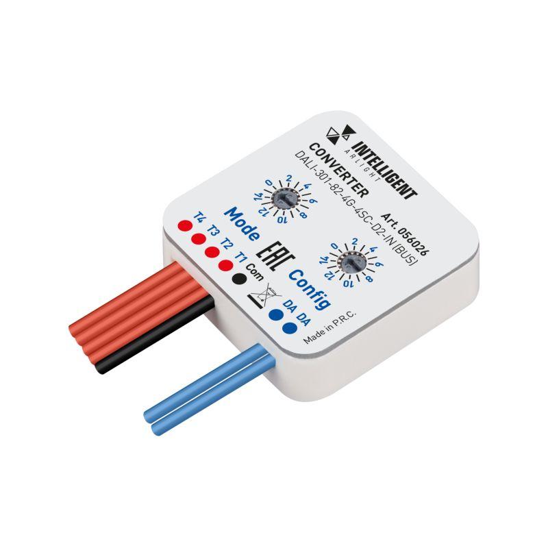 конвертер dali-301-82-4g-4sc-d2-in bus ip20 пластик intelligent arlight 056026 от BTSprom.by