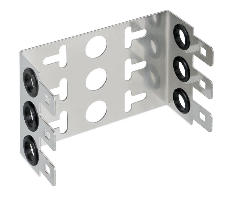 рама (монтажный хомут) fw-30 глубиной 50мм для крепления 3-х плинтов типа krone cabeus 7239c от BTSprom.by