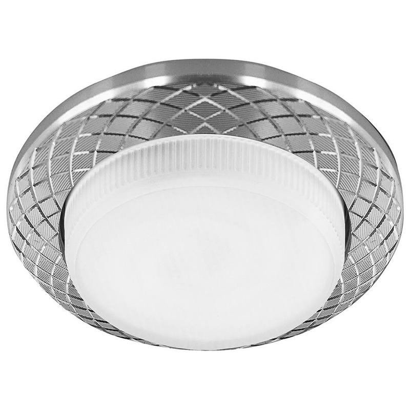 светильник потолочный встраиваемый 20вт 230в gx53 хром без лампы dl388 feron 29716 от BTSprom.by