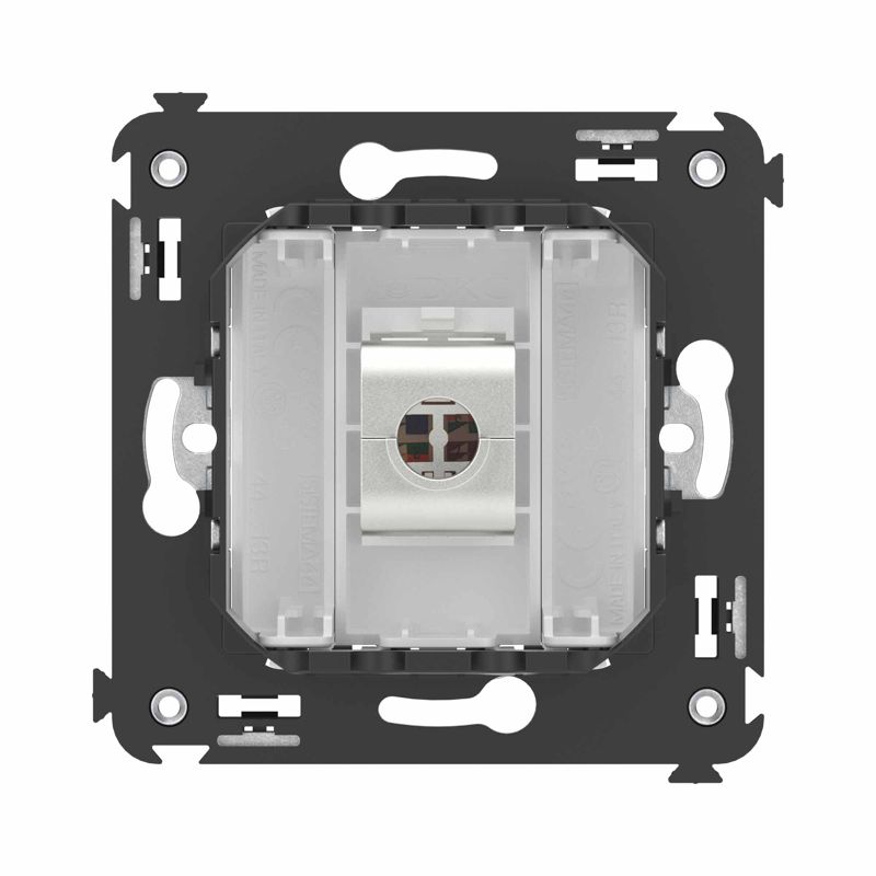  Розетка компьютерная 1-м СП Avanti "Белое облако" RJ45 кат.6A без шторок экранир. механизм DKC 4400773 фото в каталоге от BTSprom.by