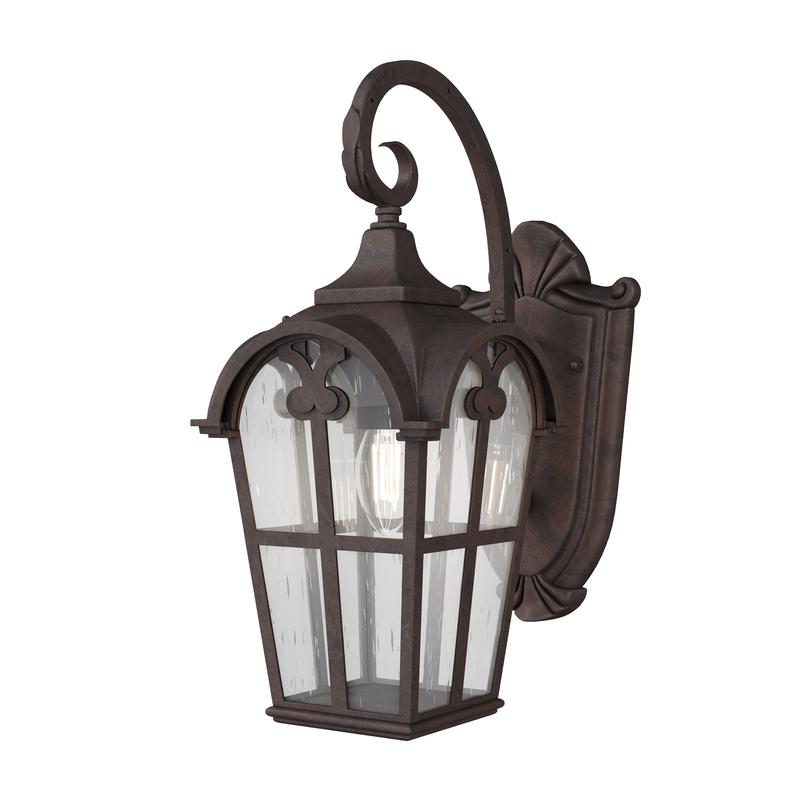  Светильник Albion 1х60Вт E27 IP44 бра настен. Maytoni O413WL-01BZ фото в каталоге от BTSprom.by