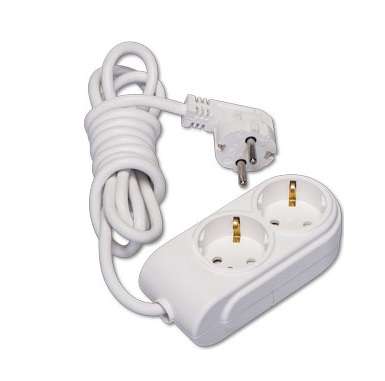 удлинитель 2х10м с заземл. 16а ip20 защ. шторки makel n2210083 от BTSprom.by