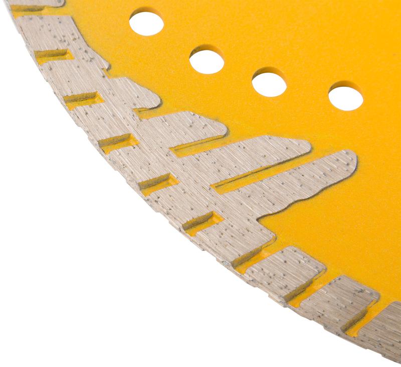  Диск отрезной алмазный сегментный Profi Plus 230х3.0х8.3х22.2мм с защитными секторами Cutop 67-416 фото в каталоге от BTSprom.by