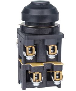 выключатель кнопочный ке-082 у2 исп.1 4но цилиндр 10а ip54 660в черн. электротехник et529351 от BTSprom.by