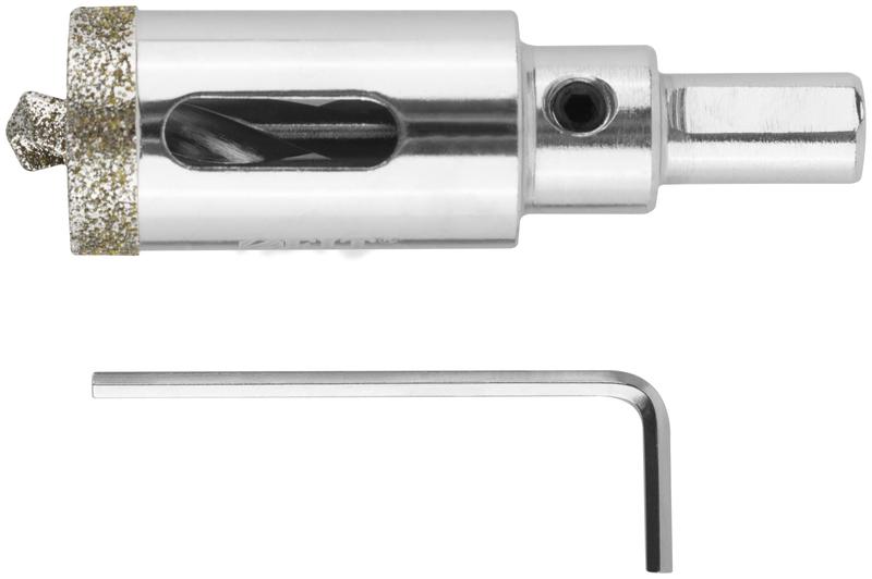  Коронка кольцевая алмазная по керамограниту камню и кафелю 22х70мм с центровочным сверлом FIT 16209 фото в каталоге от BTSprom.by