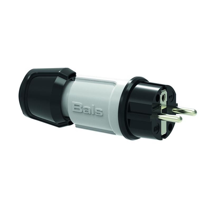 вилка schuko 16а 3п 2p+e 250в ip44 multi-grip сер. bals 7371 от BTSprom.by