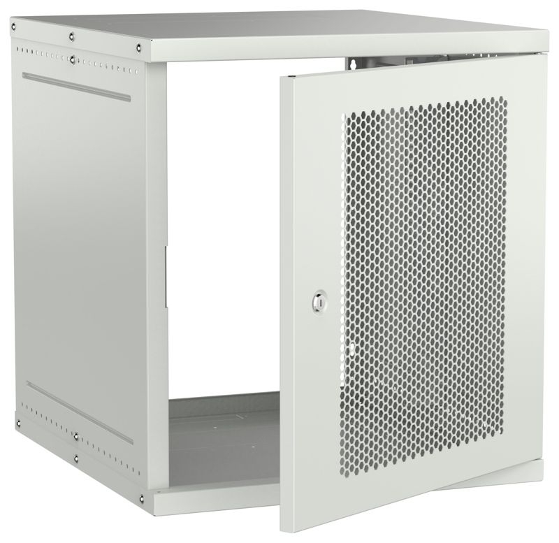 шкаф настенный 12u 600х650мм дверь перфорир. сер. generica lwe3-12u67-pf-g от BTSprom.by