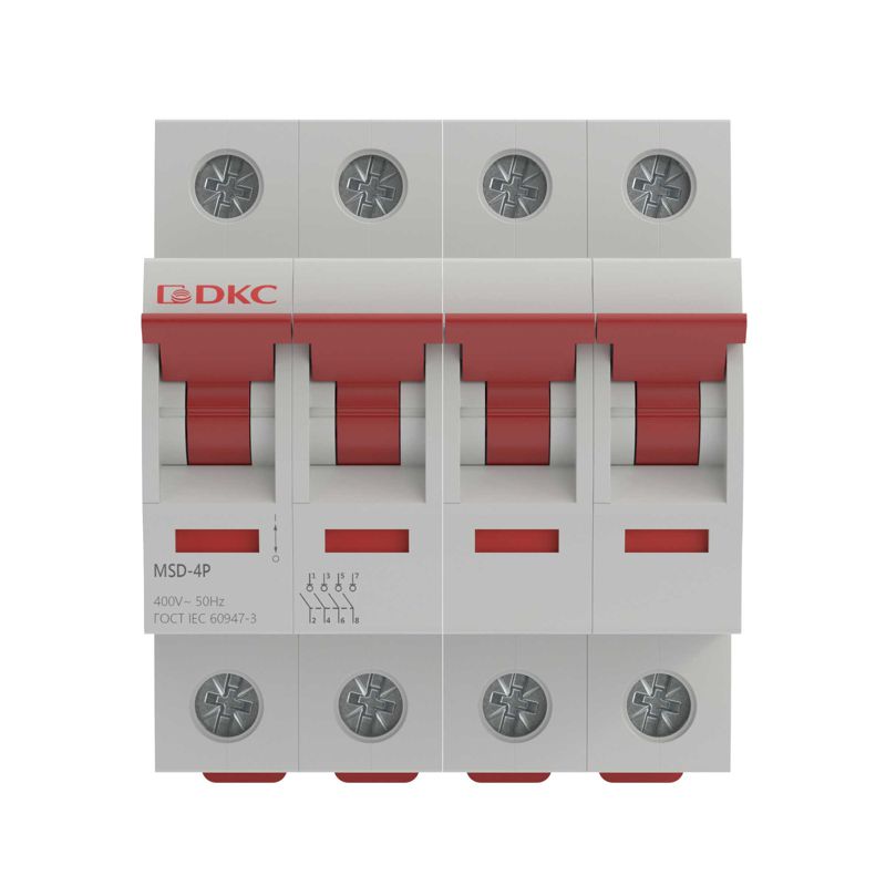  Выключатель нагрузки модульный 4п 100А MSD YON MSD-4P100 фото в каталоге от BTSprom.by