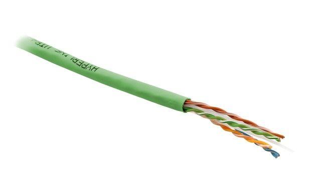 кабель витая пара неэкранир. u/utp кат.6 4 пары 23 awg ож solid с разделит. pvc-20град.c-+75град.c гарантия: 15 лет компонентн. / 25 лет системн. uutp4-c6-s23-in-pvc-gn-305 зел. (уп.305м) hyperline 443522 от BTSprom.by